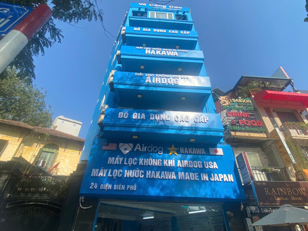 Chính sách mua hàng tại showroom Airdog 24 Điện Biên Phủ, Ba Đình, Hà Nội.