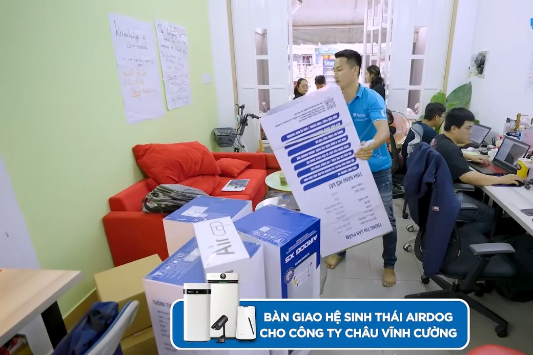 Airdog giao 7 cho CTY Châu Vĩnh Cường
