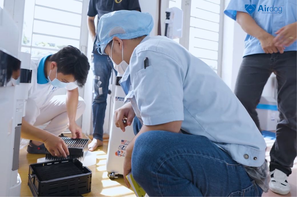 Lắp đặt Airdog X5D bàn giao tận nơi cho CTY Việt Nhật