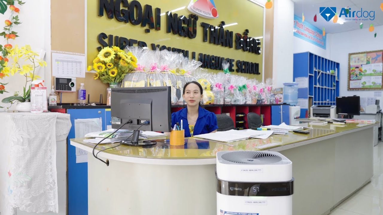 Airdog X8 tại Trung Tâm Ngoại Ngữ Thần Đồng