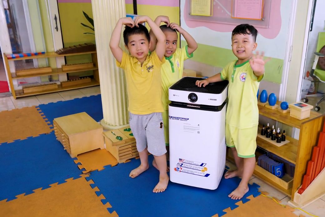 Trường Mầm Non Mỹ Đức chia sẻ về airdog