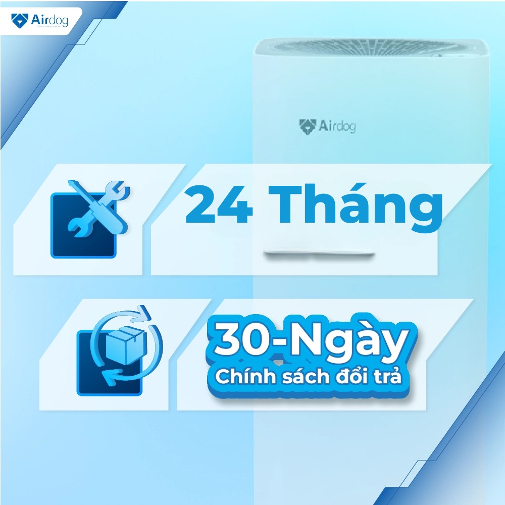 Airdog X3 bảo hành toàn phần 24 tháng