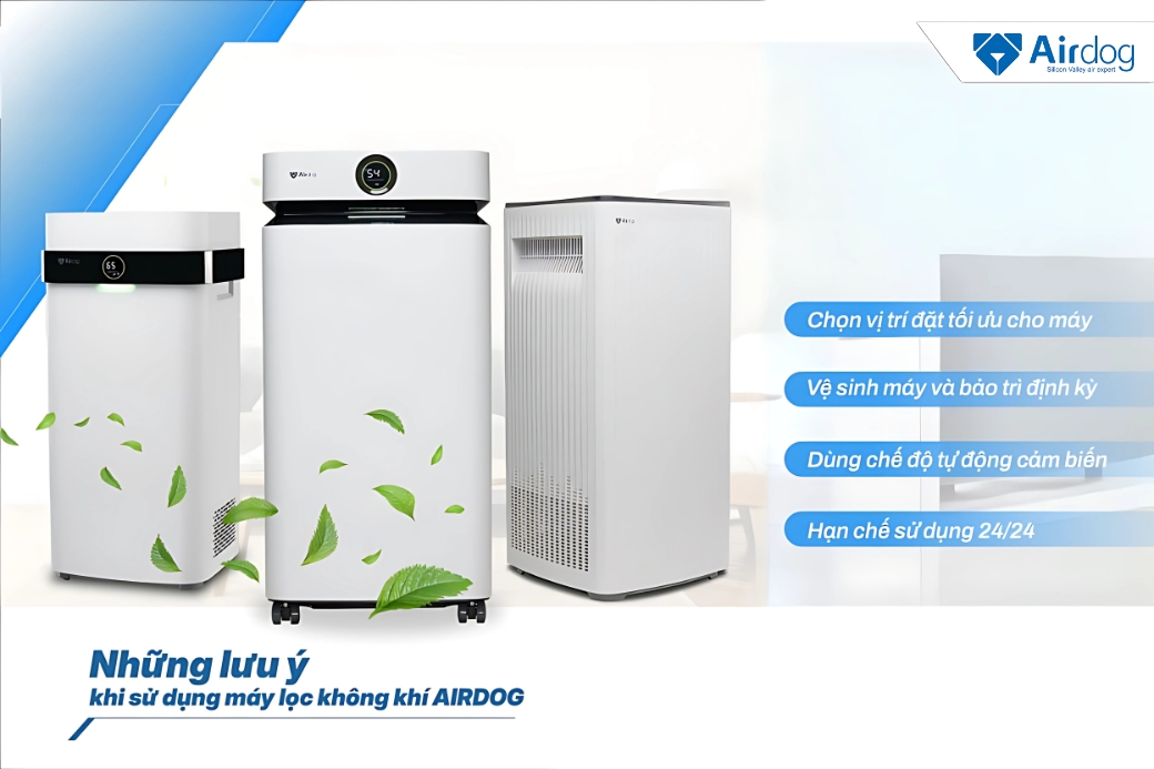 bí quyết sử dụng máy lọc không khí tiết kiệm và thông minh