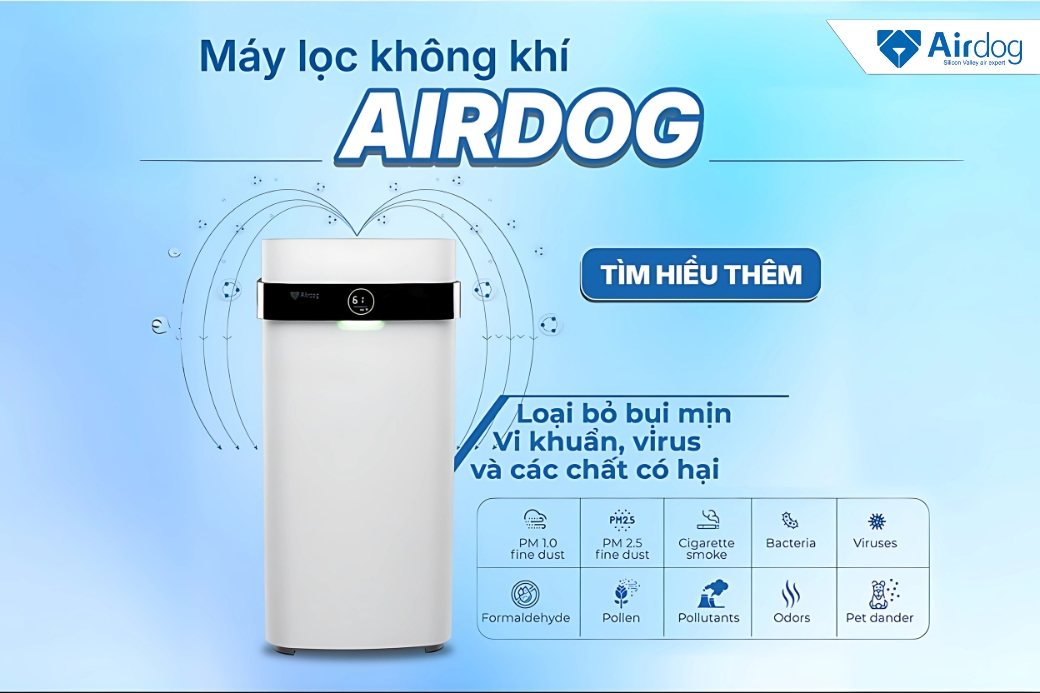 hạn chế vận hành máy lọc không khí liên tục cả ngày