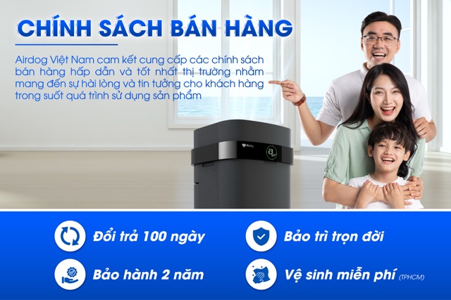 chính sách bán hàng của airdog