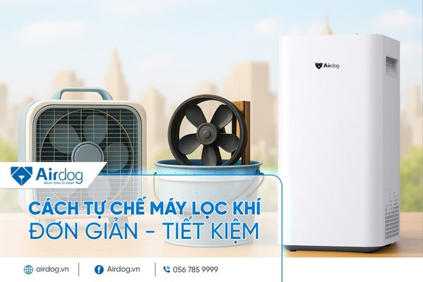 cách tự chế máy lọc không khí