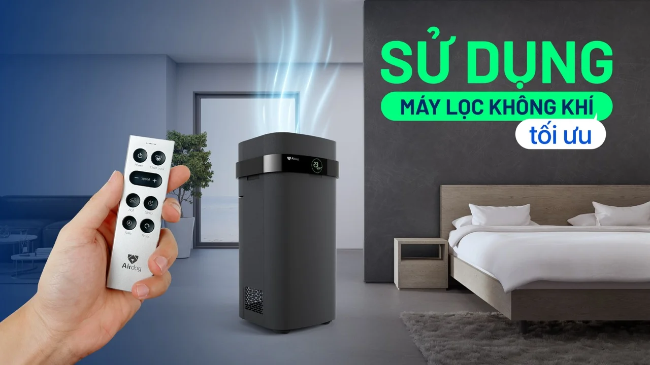 Hướng dẫn sử dụng máy lọc không khí cho người viêm xoang