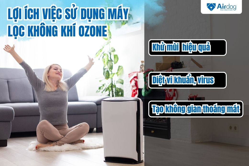Lợi ích của máy lọc không khí tạo ozone