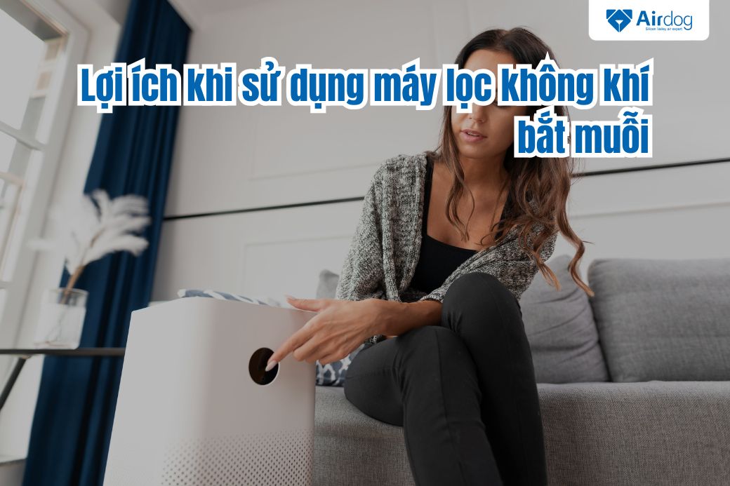 lợi ích khi sử dụng máy lọc không khí bắt muỗi