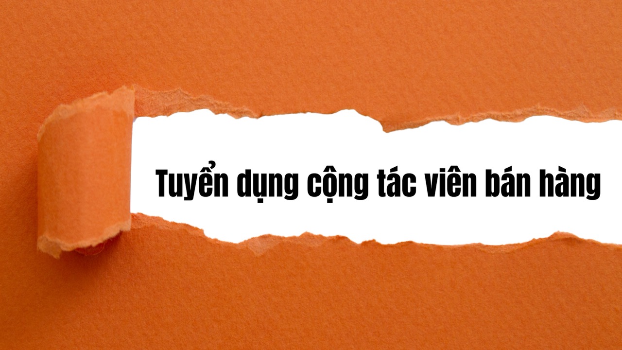 GIẢ DẠNG - Tuyển dụng cộng tác viên bán hàng