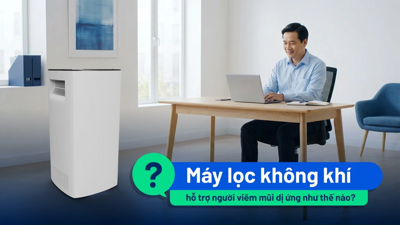 Máy lọc không khí Airdog hỗ trợ người viêm mũi dị ứng như thế nào