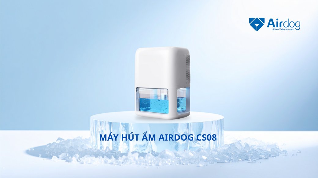 Máy hút ẩm Airdog CS08 trong phòng ngủ