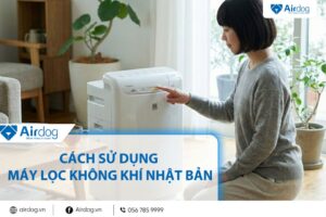 cách sử dụng máy lọc không khí nhật bản thum