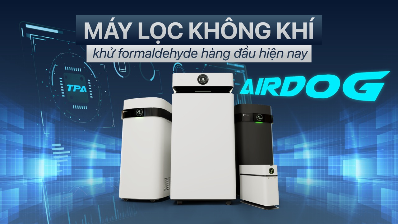 Máy lọc không khí khử formaldehyde hàng đầu hiện nay