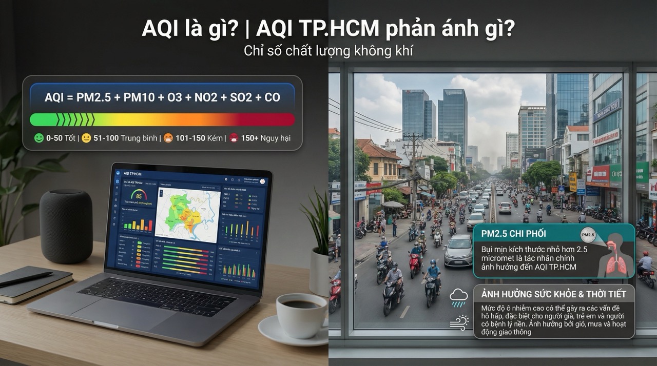 AQI là gì và AQI TP.HCM phản ánh điều gì