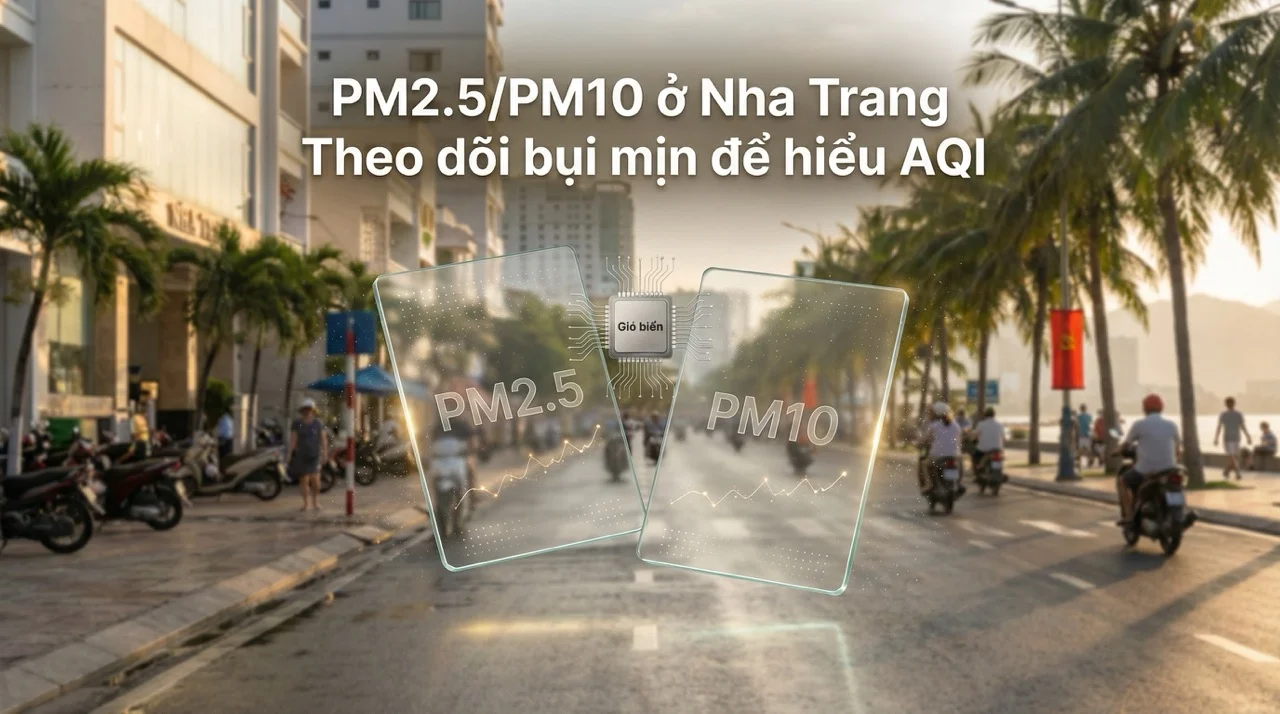 Bụi mịn PM2.5:PM10 ở Nha Trang