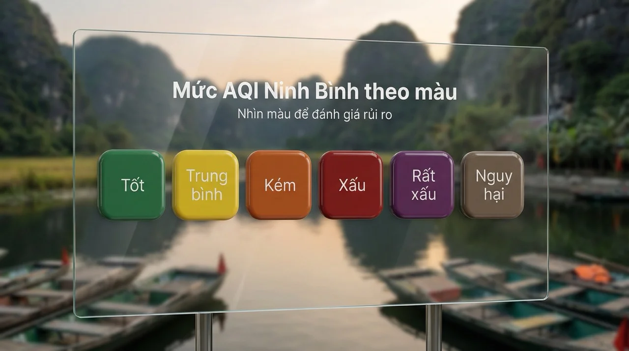 Các mức AQI Ninh Bình và ý nghĩa chỉ số không khí