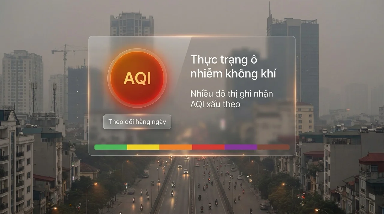 Thực trạng ô nhiễm không khí ở Việt Nam hiện nay