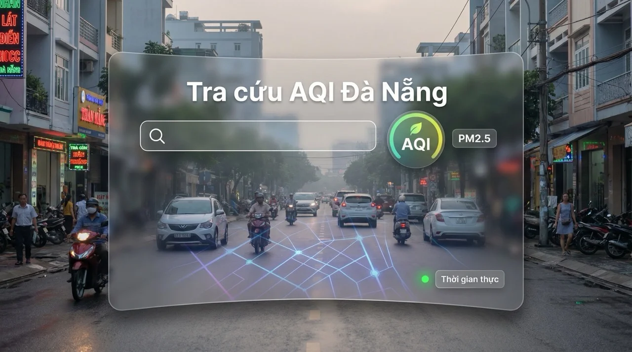 Tra cứu AQI Đà Nẵng realtime