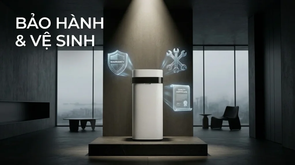 bảo hành và vệ sinh