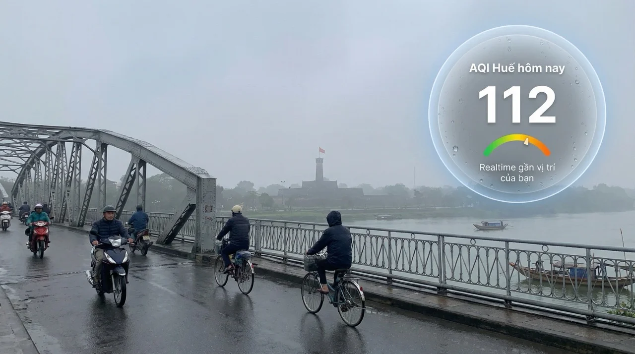 Chỉ số AQI Huế hôm nay