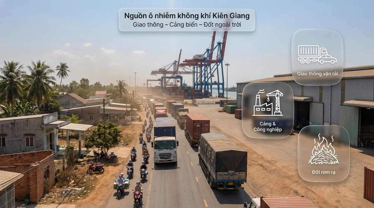 Những yếu tố tác động đến chất lượng không khí